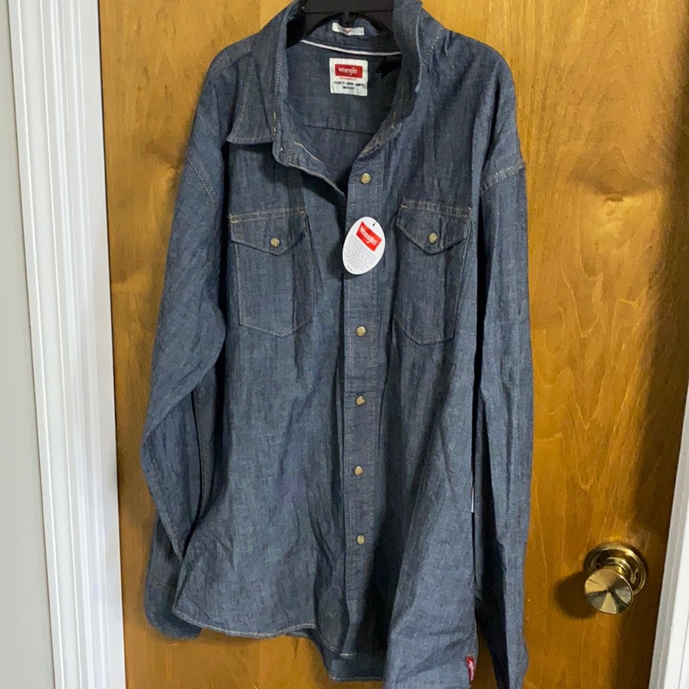 Button down Jean Shirt